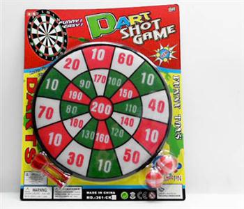 Colorful dart target (Christmas color)