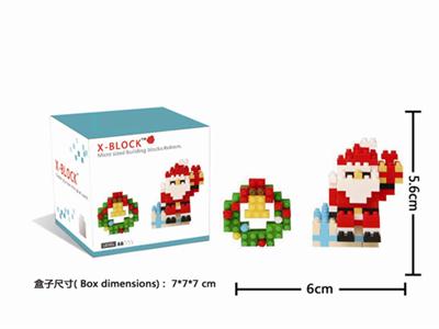 Santa Claus and garlands