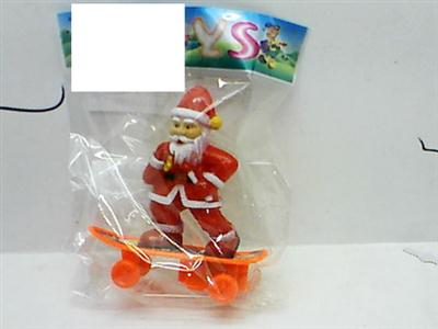 Santa Claus up chain scooter