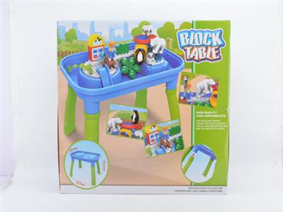 Building blocks table - Happy Zoo (40pcs)