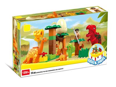 Small block table: Dinosaurs (36pcs)