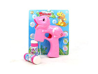 Real color dinosaur lights, bubble gun, no music, 2 water