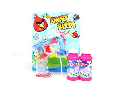 Angry birds Board four lights 2 water bubble gun without music
