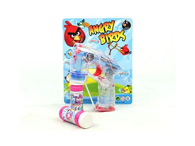 Angry birds, four boards, lights, bubbles, guns, music, 2 water