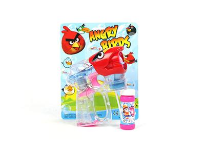Transparent angry birds, four lights, bubble gun, no music, 1 water