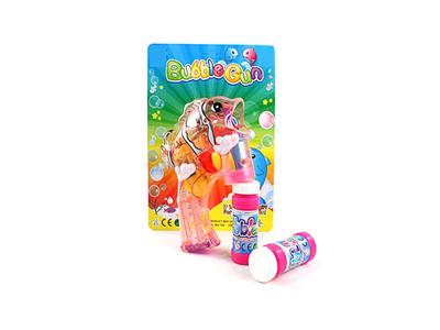 Transparent new clown fish bubble gun with light music No 2 bottles of water