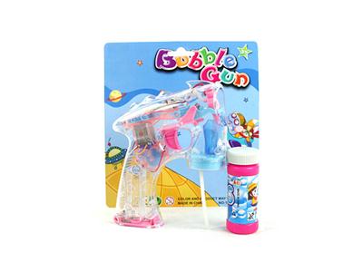 The new routine with four transparent light music 1 small water bubble gun