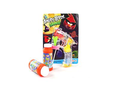 Angry birds, 2 sticks, four lights, bubble guns, music, big water
