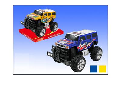 Inertial off-road Hummer racing