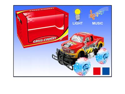 The simulation of light off-road inertia taxi head music