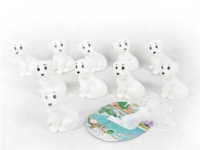 10 white dog with BB.
