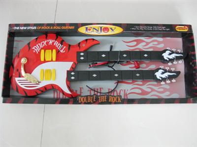 双柄吉他+麦克风