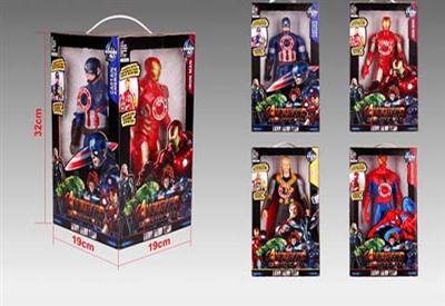 Avenger surrounded by gift set with sound and light