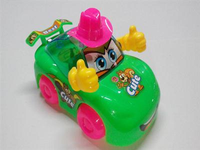 回力卡通车(可装糖)