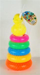 Five layer bottle blowing ring (served with yellow duck)