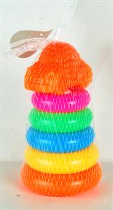 Five layer bottle blowing ring (with small orange car)