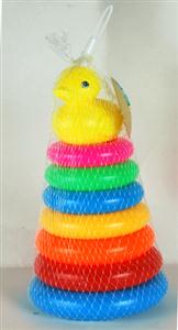 Seven layer blowing rings (with yellow duck)