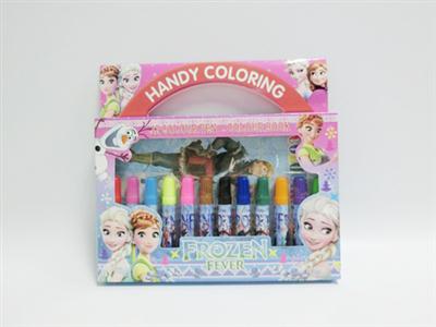 12 color watercolor painting pen with the frozen