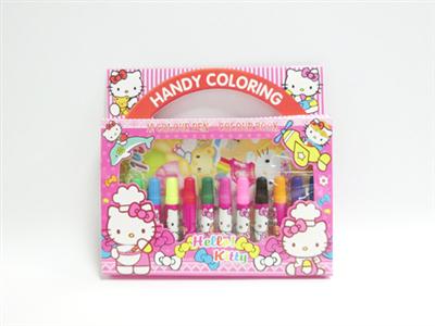 12 color watercolor painting pen with the Hello Kitty