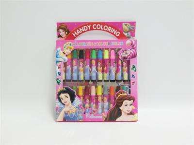 24 color watercolor painting pen with the princess Disney