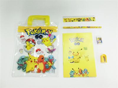 Picacho stationery bag (small book 1 pencils 1 pencil sharpener 1 eraser ruler 1)