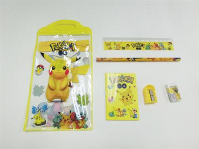 Picacho stationery bag (small book 1 pencils 1 pencil sharpener 1 eraser ruler 1)