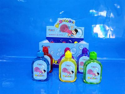Four bottles of bubble water