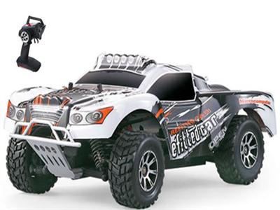 1:18    2.4G电动四驱短卡车
