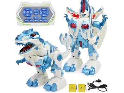 Dinosaur morphing robot