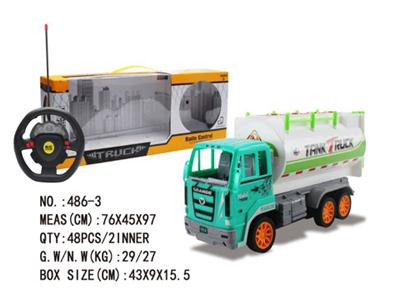 四通灯光重力感
应方向盘遥控工
程油罐车