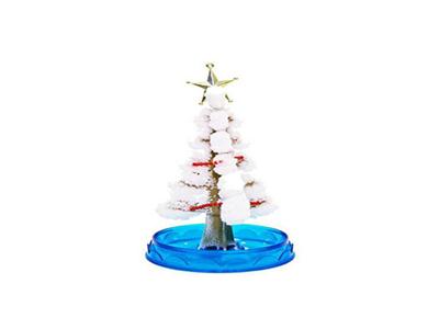 Large white Christmas tree