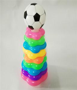 Nine layer bottle blowing plum blossom ring (matched with football)