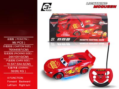 3代汽车总动员1:28四通遥控车