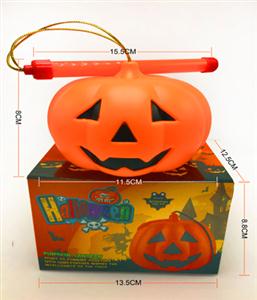 Handle, seven colored lights, music, Halloween, pumpkin lights