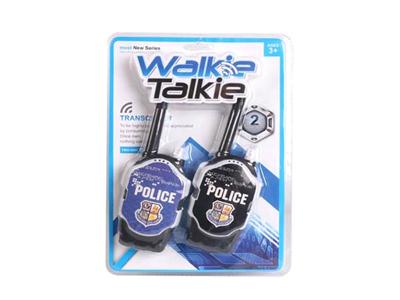 Police badge walkie talkie