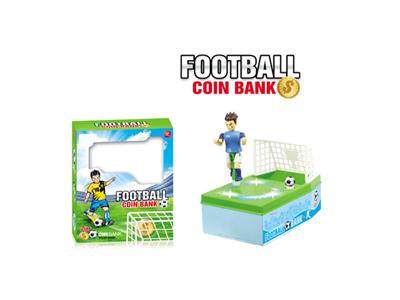 Footballer piggy bank