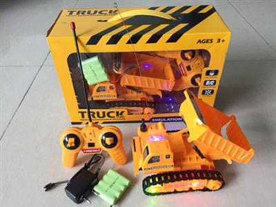 四通遥控灯光运输车