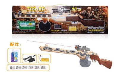 Even the water gun through the electric Warrior