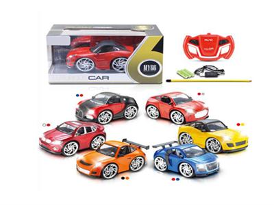 1：28Q版合金四通遥控车带灯光6款混装每款2色