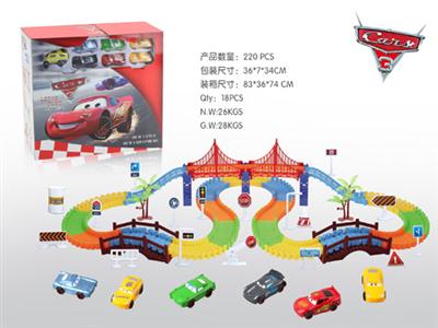 合金汽车总动员3电动轨道