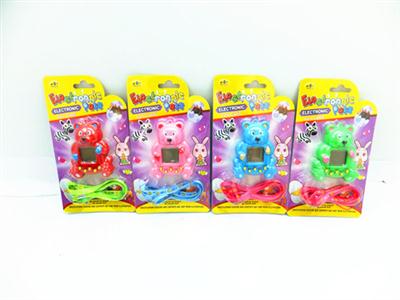 Panda type electronic pets with rope