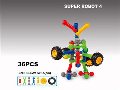 Intellectual skeleton blocks (36pcs)