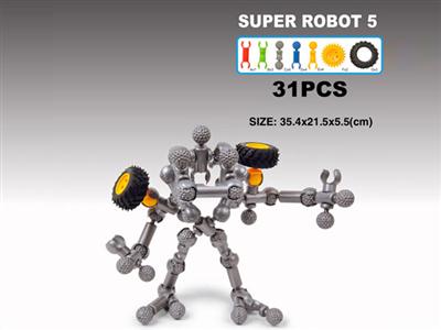 Intellectual skeleton blocks (31pcs)