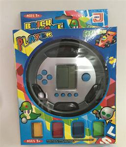 Steering wheel game machine (four cards)