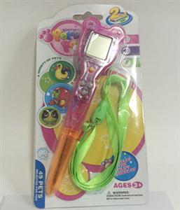 Pet pen game machine (two button batteries)