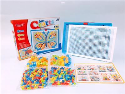 600pcs puzzle beads mushroom nail