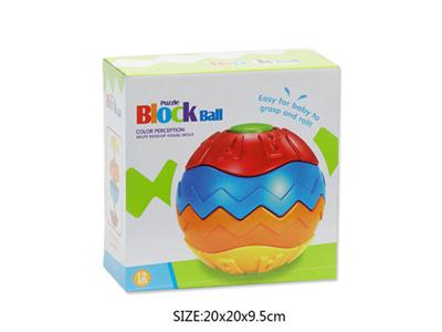 Puzzle block ball