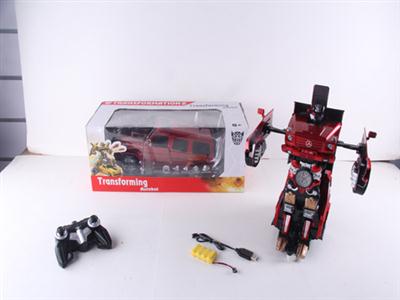 1:14奔驰G55电动变形机器人+2.4G小遥控器+软弹发射