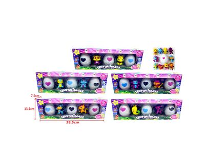 3.5 inch 3 inch 2.5 magic pet pet doll 5 / box (egg doll random mixed product)