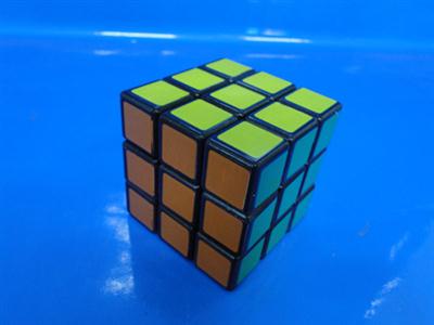 Black magic cube of order three